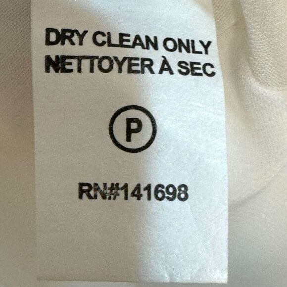 Ramy Brook NEW $365 White Danni Mock Neck Feather Blouse Top Size Medium - Picture 6 of 9